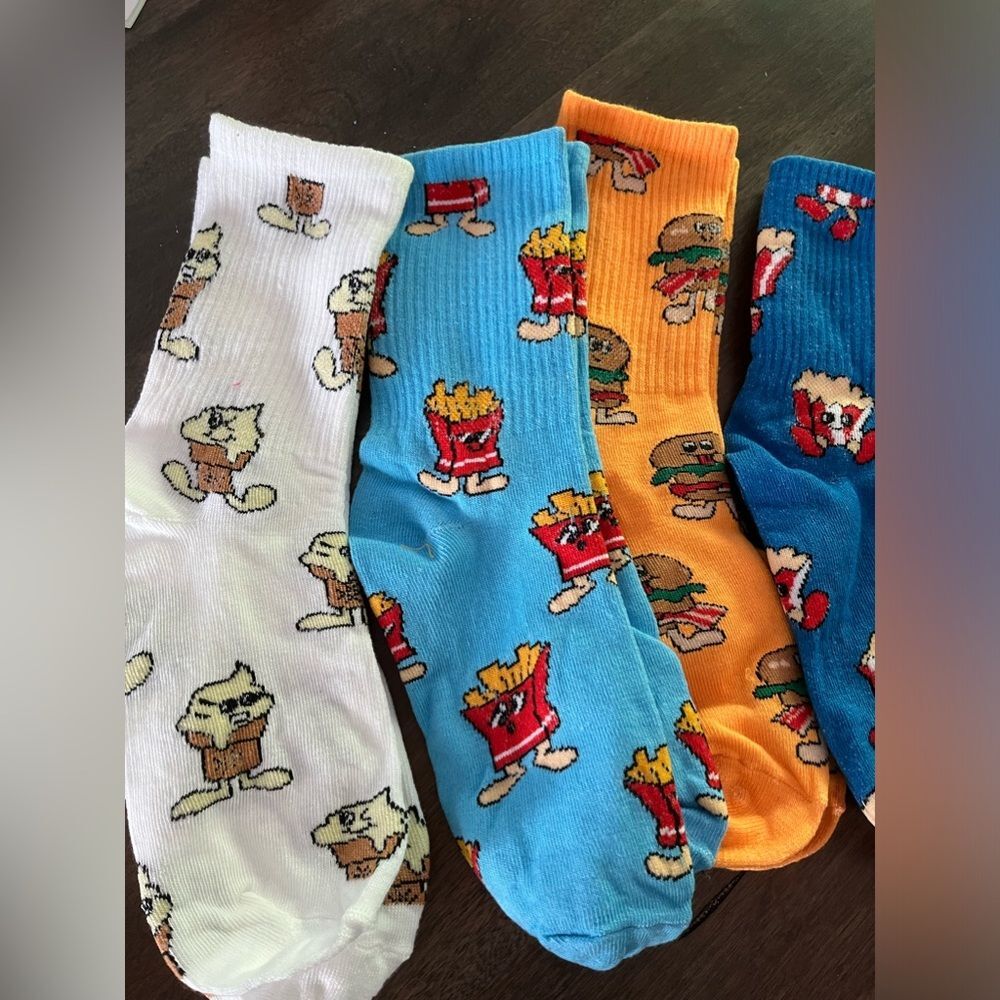 Food theme socks!